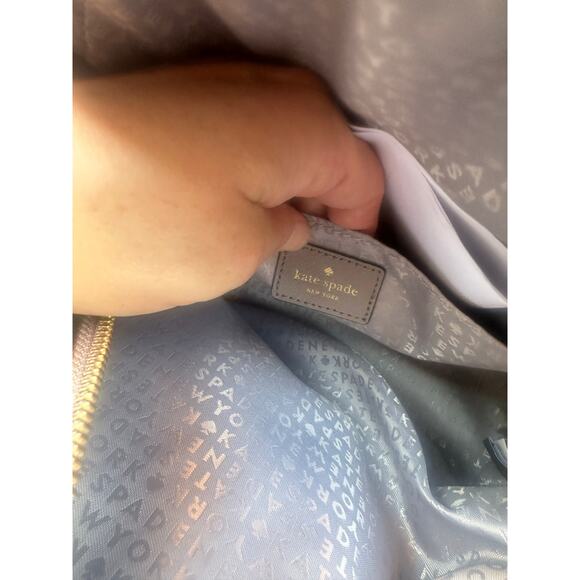 Kate Spade Star Bright Owl Tomi Backpack in Cityscape Grey Women's EUC - Picture 9 of 16